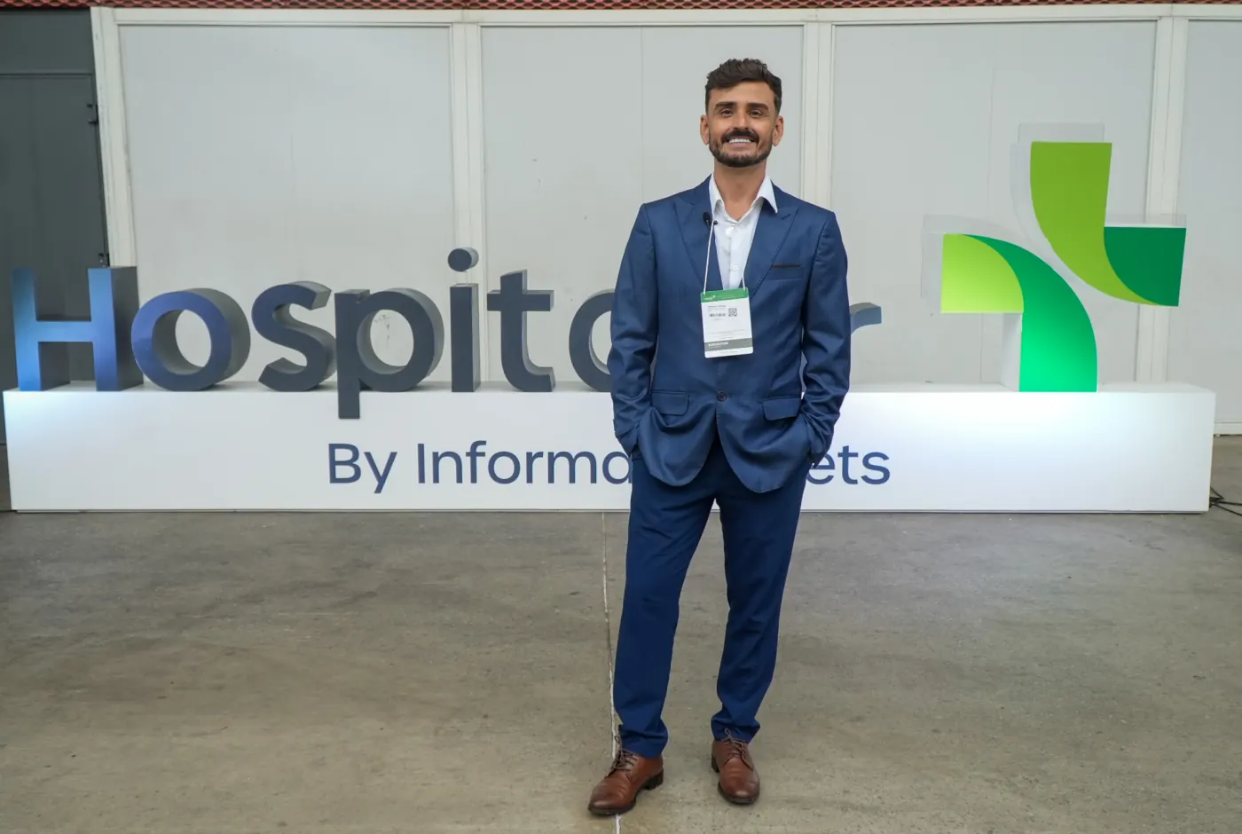 Nicolas Crispim, CEO da HSC Global Group, na Hospitalar 2026