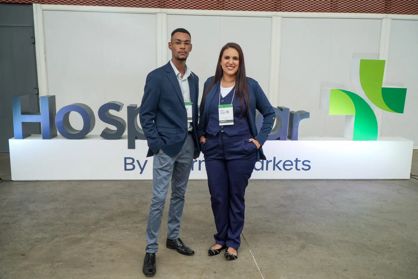 Equipe HSC Global encerrando a participação na Hospitalar 2026